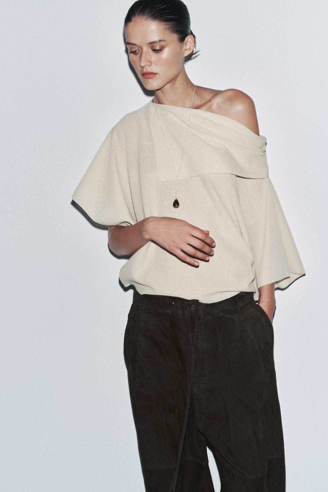 PLAIN KNIT LAYERED TOP