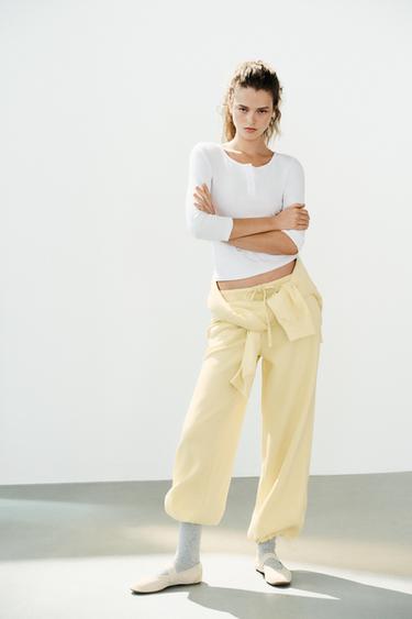 HENLEY T-SHIRT - White by Zara