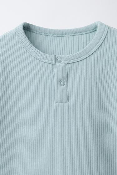 6-14 ANS/ PYJAMA CANNELÉ UNI - Vert de Zara - Image 5