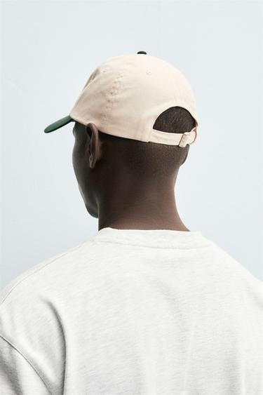 COMBINED EMBROIDERY CAP - Ecru by Zara - Image 2