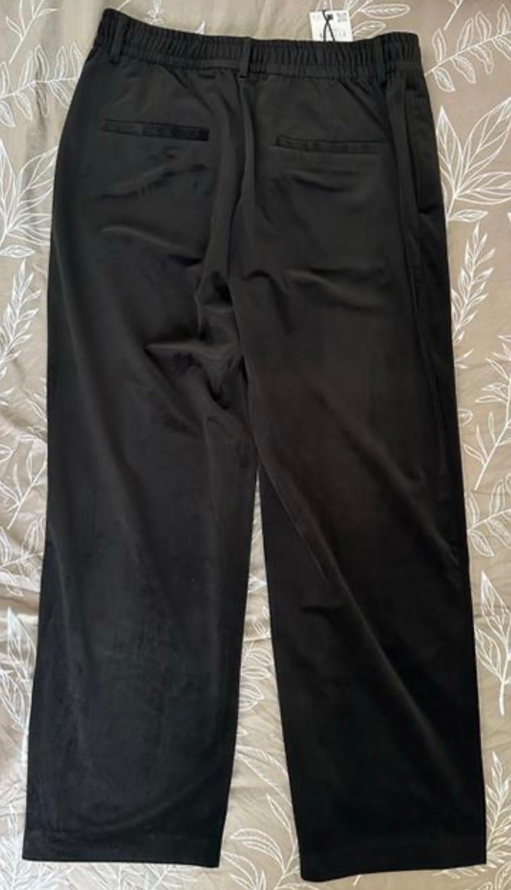 TEXTURED VELVET TROUSERS - Image 2