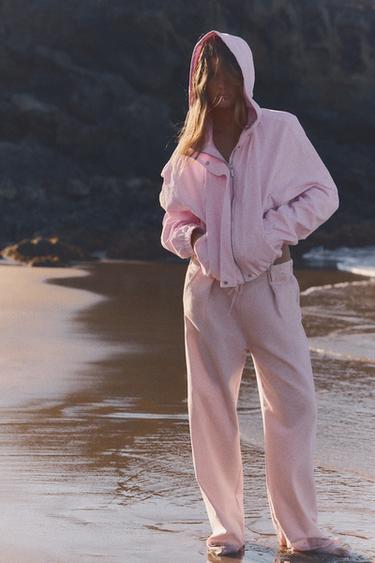 HOODED JACKET - Light pink by Zara