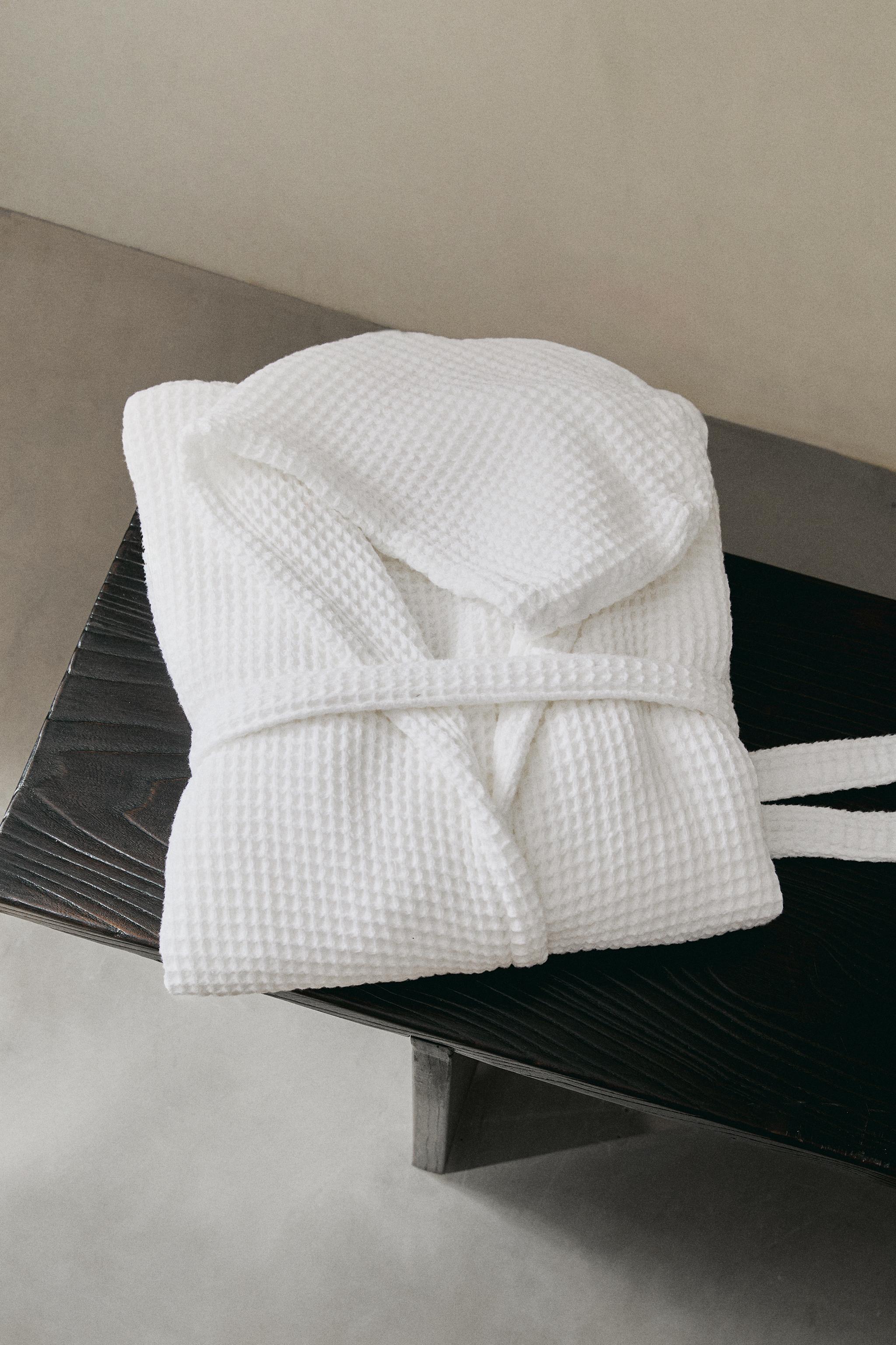 Accappatoio Spa Green In Lino Washed Waffle - Foto 5