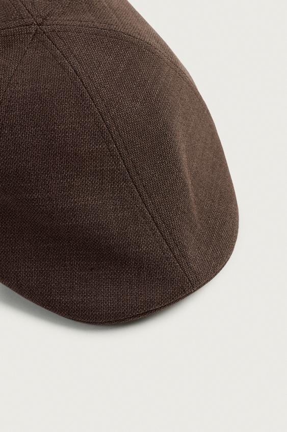 BÉRET STRUCTURÉ - Marron de Zara - Image 4