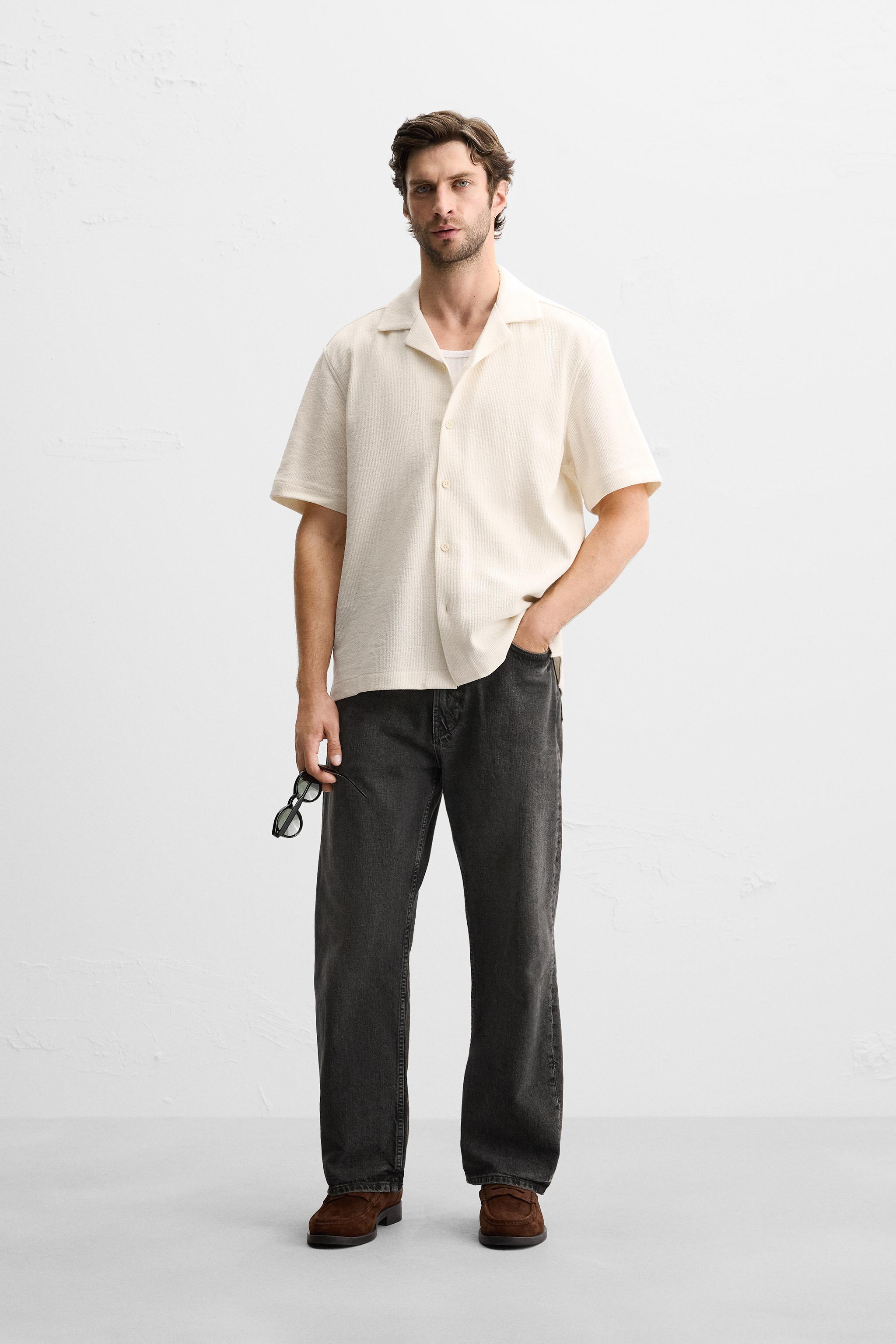 STRUCTURED SHIRT - Ecru | ZARA United States