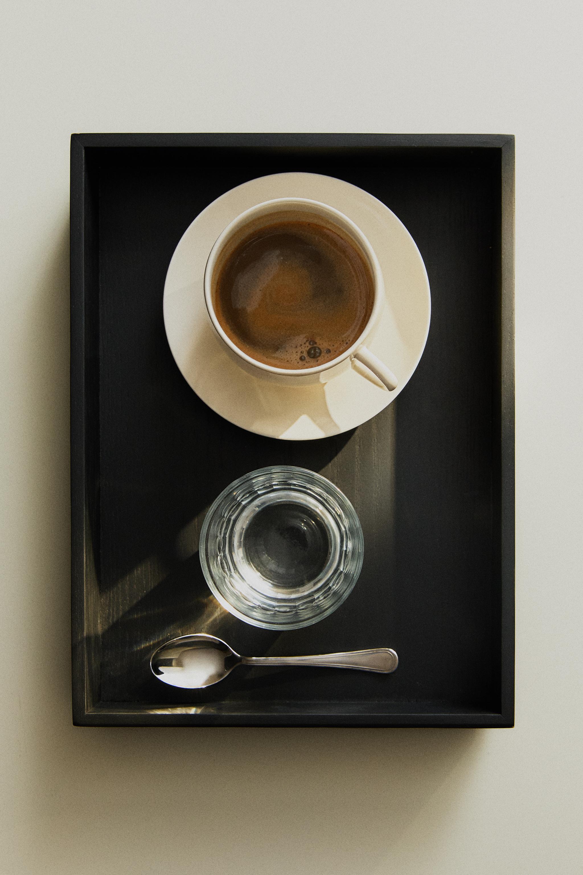 PLAIN STONEWARE TEACUP