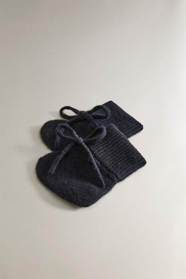 CHAUSSONS BÉBÉ CACHEMIRE - Bleu marine de Zara - Image 1