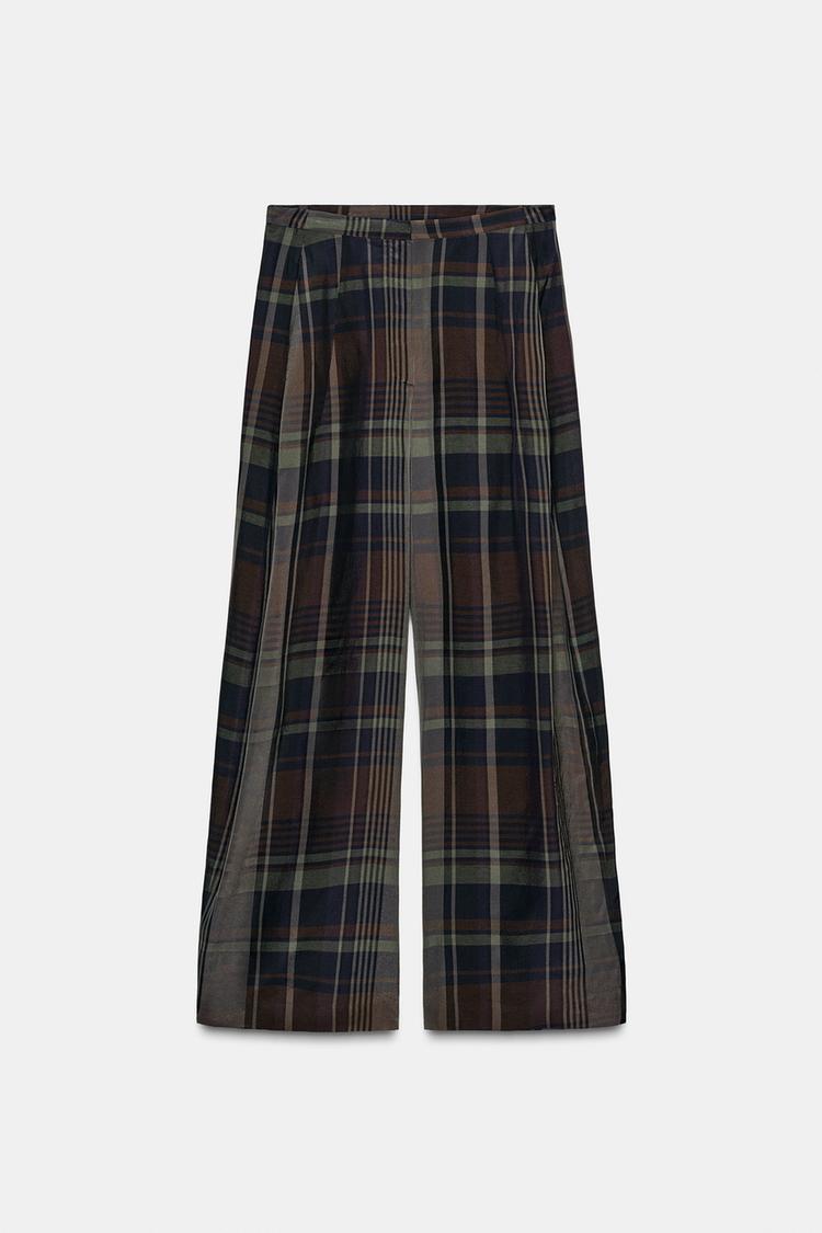 ZW COLLECTION CHECK BALLOON TROUSERS