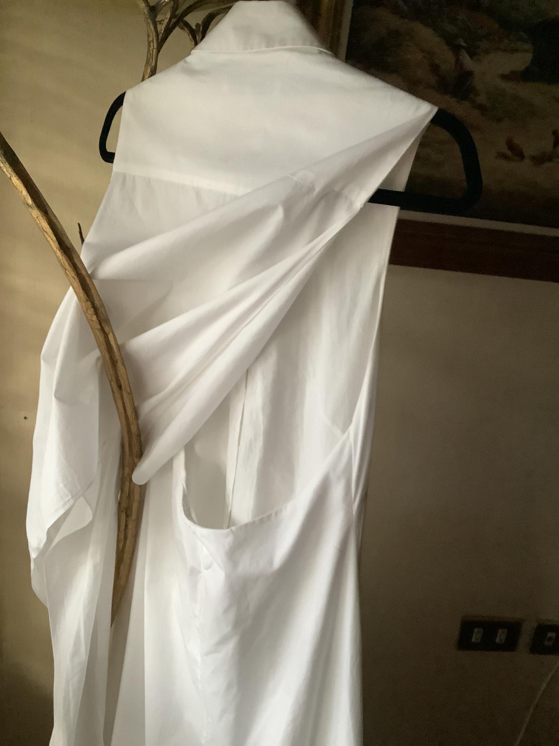 ZW COLLECTION KNOTTED POPLIN SHIRT DRESS - Image 2