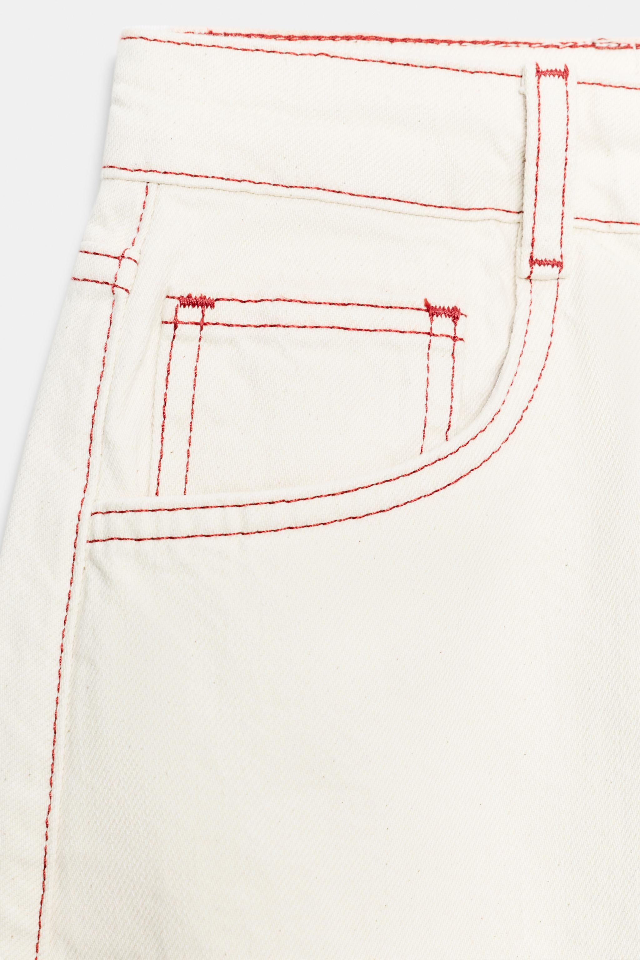 Zara Z1975 Barrel Orta Bel Jean görsel 8