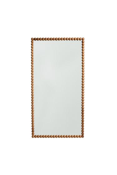 ΜΕΓΑΛΟΣ ΟΡΘΟΓΩΝΙΟΣ ΚΑΘΡΕΠΤΗΣ ΜΕ ΞΥΛΙΝΟ ΠΛΑΙΣΙΟ - Καφέ του Zara