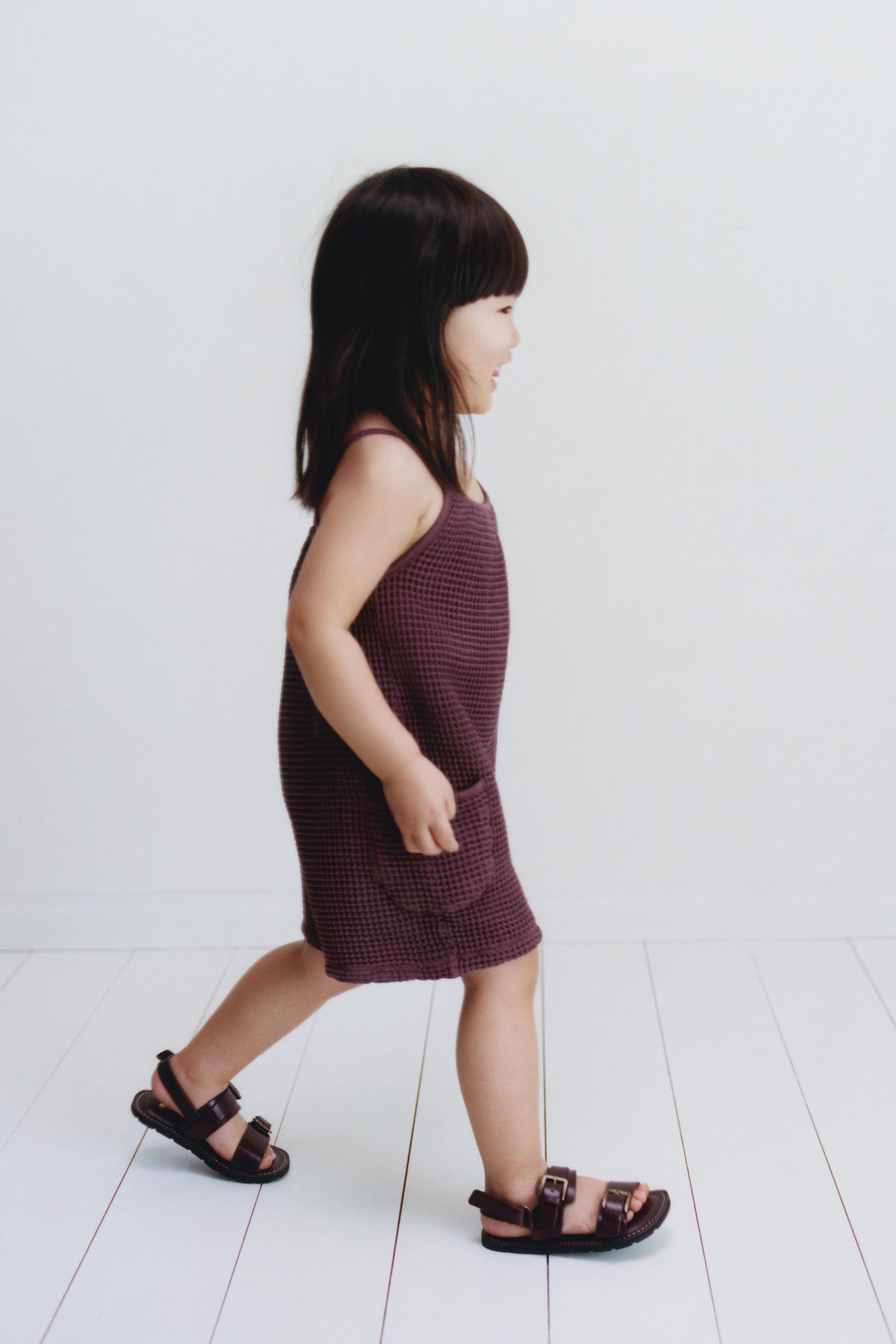 WAFFLE KNIT BOW ROMPER