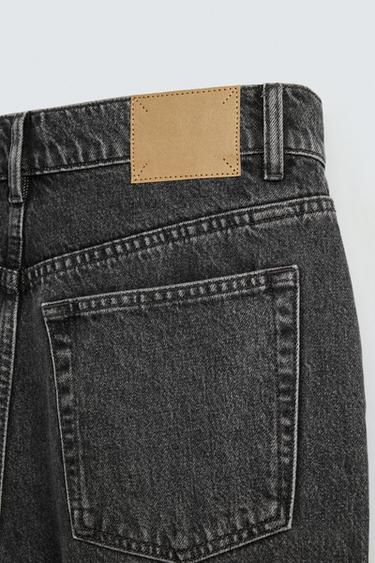 STRAIGHT-LEG JEANS - Charcoal by Zara - Image 8