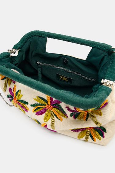 BOLSO POUCH ESTAMPADO ABALORIOS - Multicolor de Zara