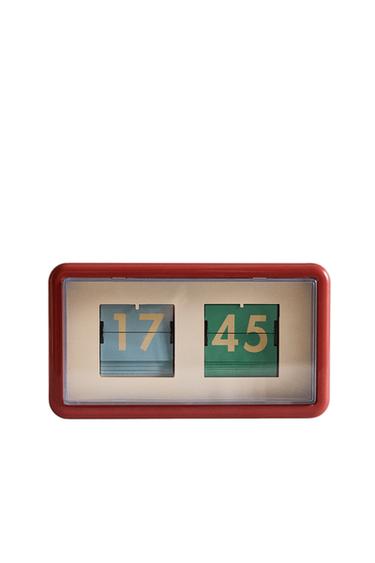 FLIP CLOCK - Reddish by Zara