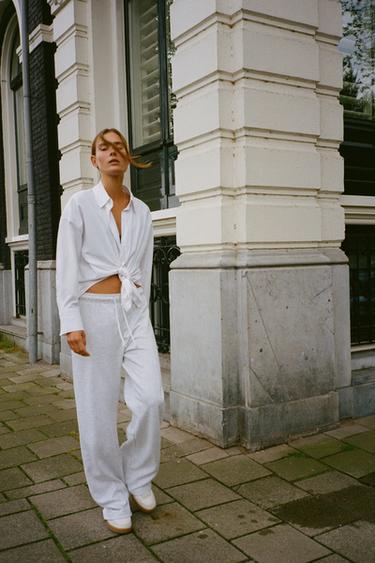 CHEMISE BASIQUE OXFORD - Blanc de Zara