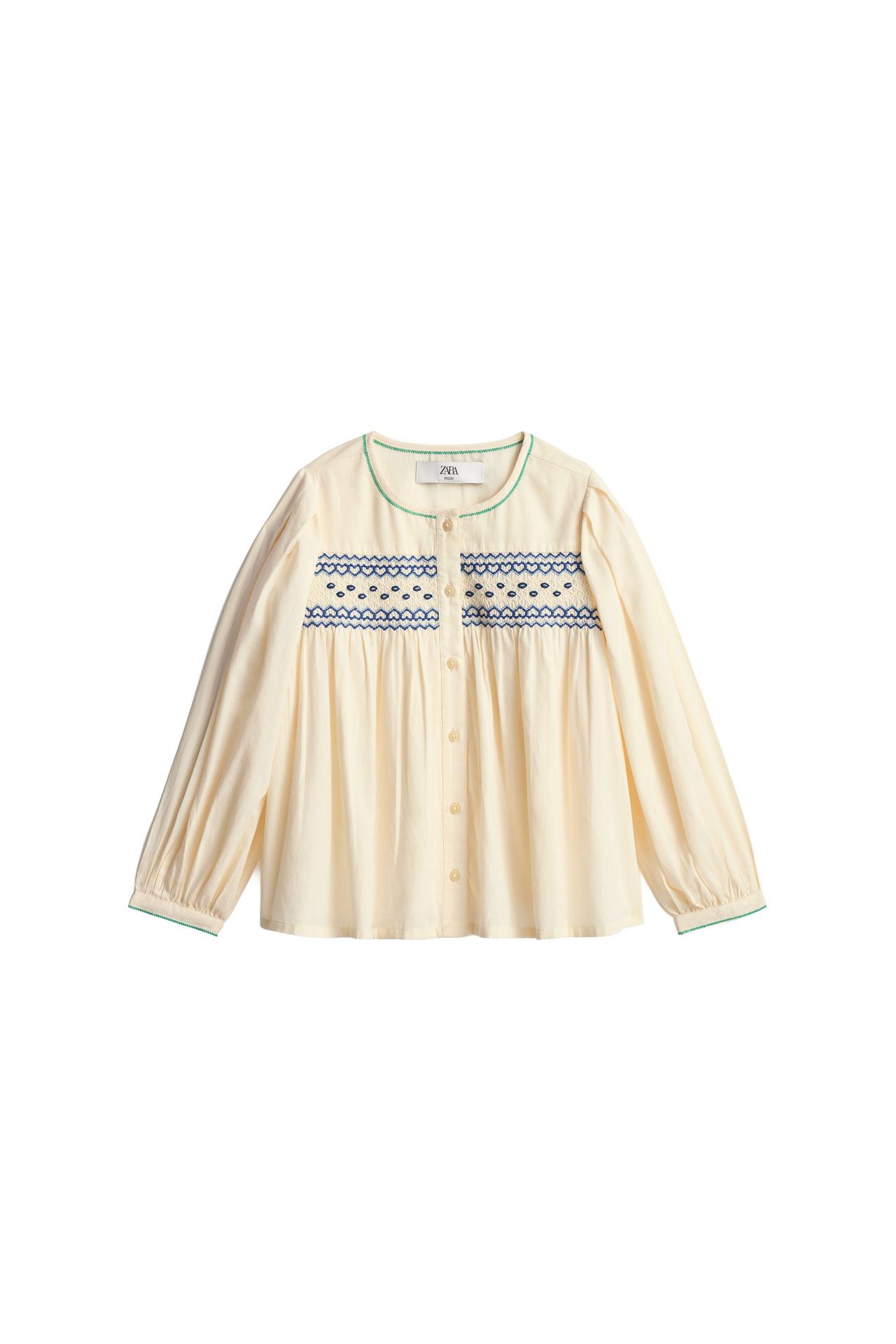 LIMITED EDITION SMOCKED BLOUSE