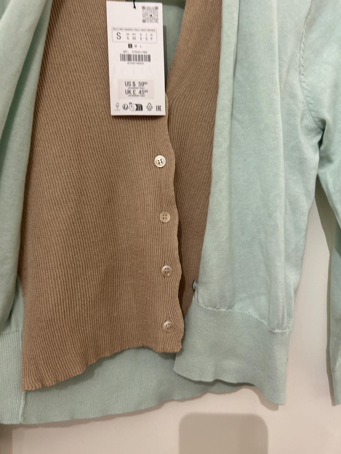DOUBLE-FABRIC KNIT CARDIGAN - Image 4