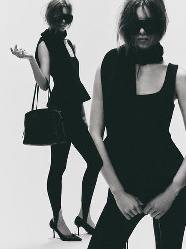 ТОП С БАСКОЙ — ЧЕРНЫЙ от Zara