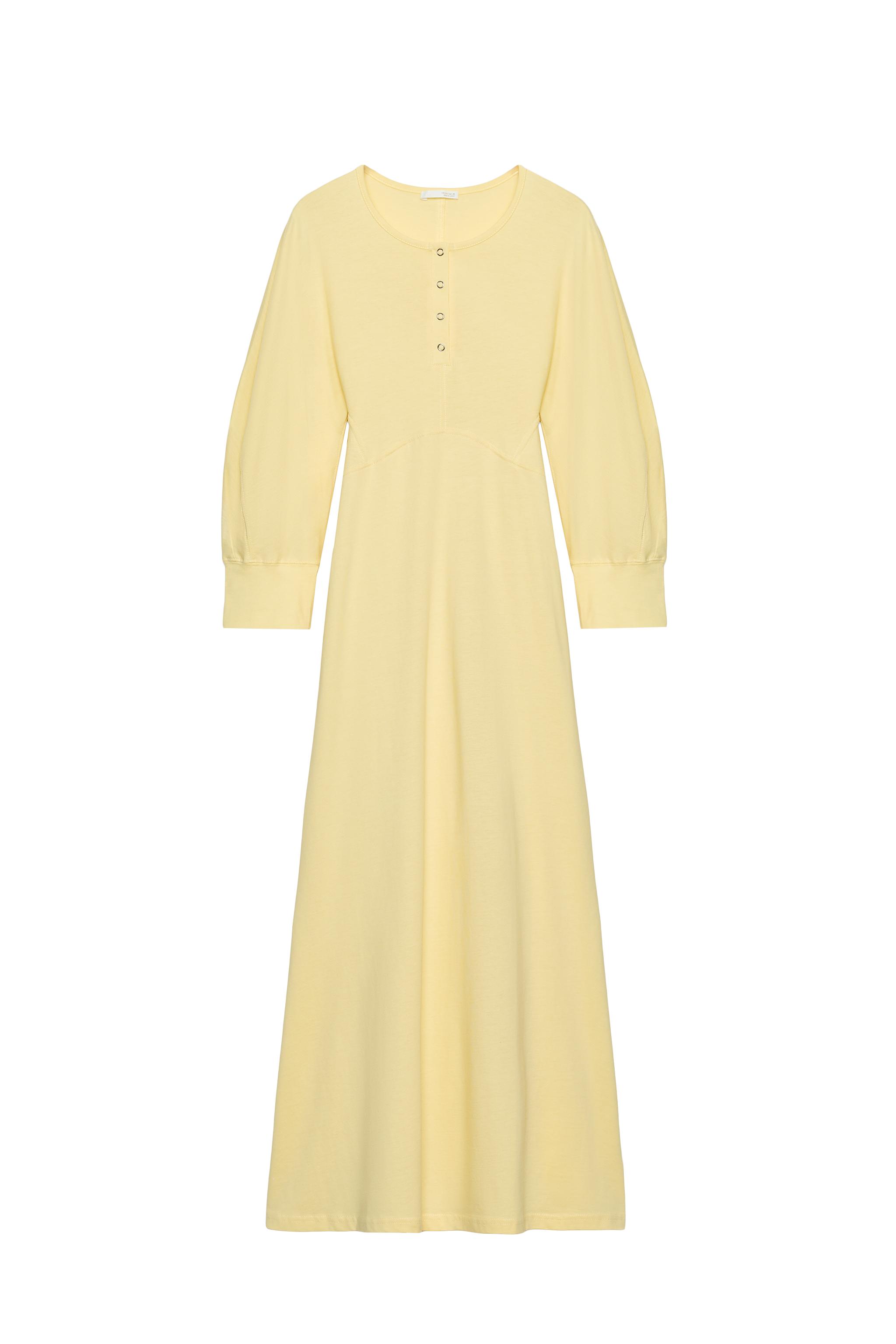 DÜĞMELİ MİDİ ELBİSE