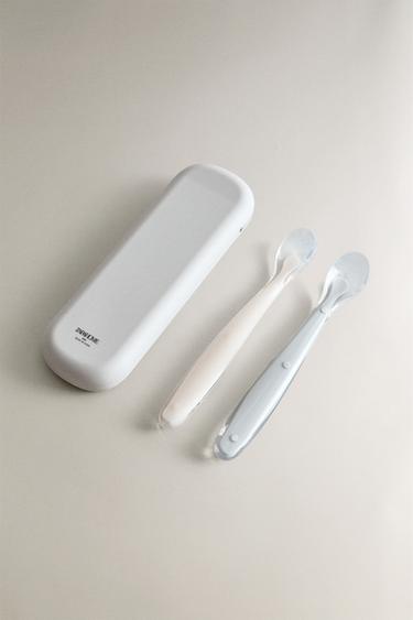 CHILDREN'S SET OF SILICONE SPOONS - Greyish by Zara - Image 1