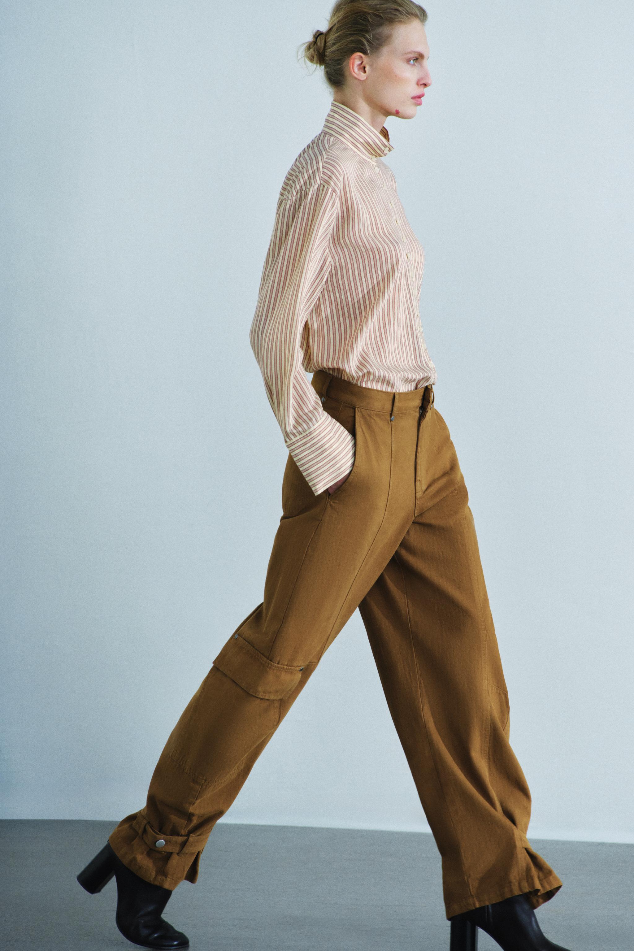 ZW COLLECTION BARREL CARGO PANTS