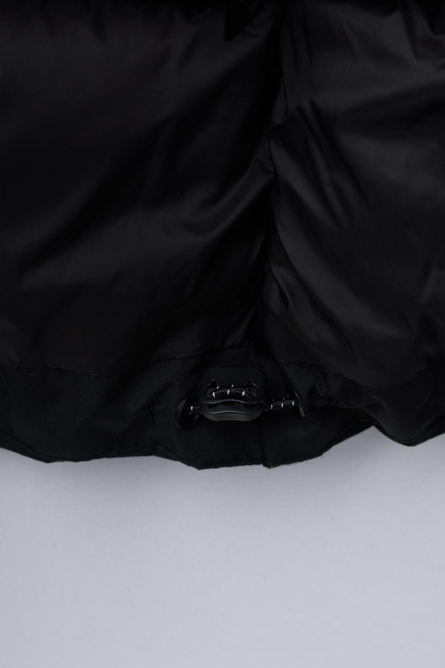Детский жилет Zara Water-Repellent Puffer Vest, цвет: Чёрный — фото 8