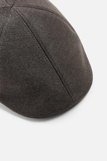 STRUCTURED BERET - Dark brown by Zara - Image 1