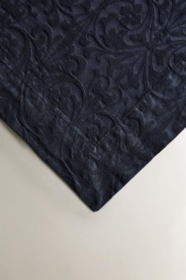 NAPPE JACQUARD FLORAL - Bleu de Zara - Image 2