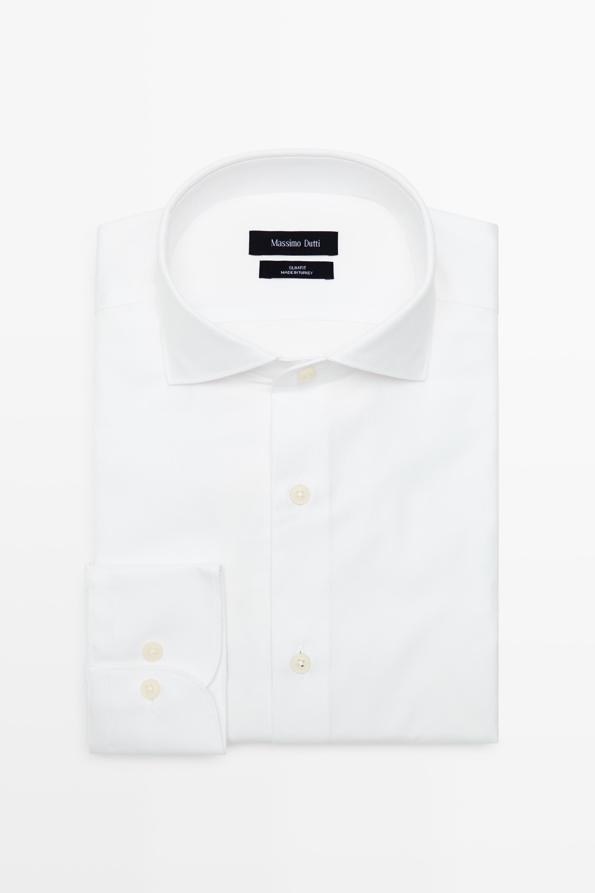 Chemise slim 100 % coton