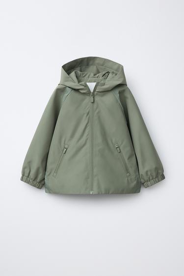 ДОЖДЕВИК INTERLOCK WATER REPELLENT — ЦВЕТ МОРСКОЙ ВОЛНЫ от Zara