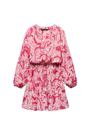 SHORT PRINTED DRESS