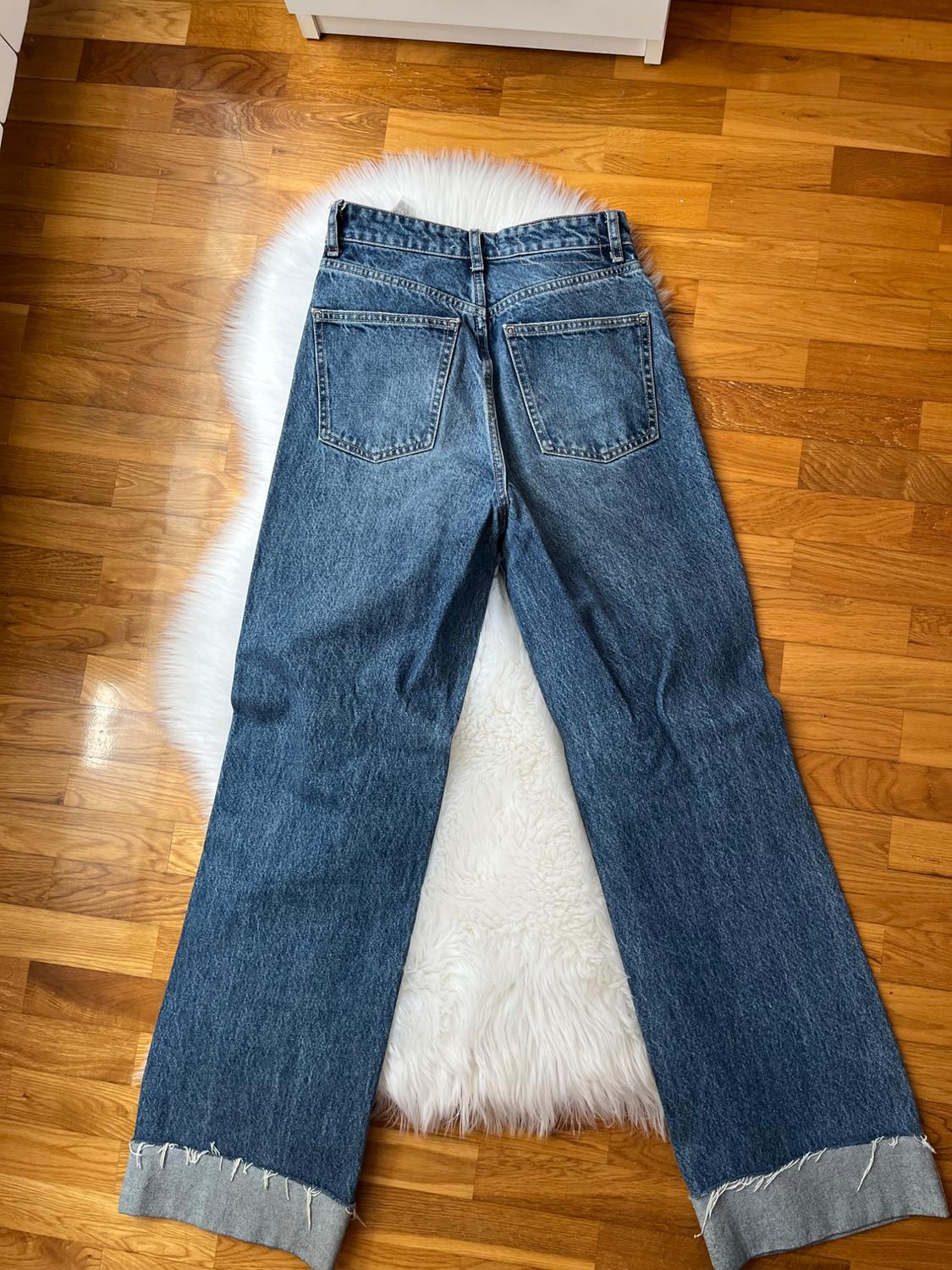 RIPPED WIDE LEG JEANS - Image 2
