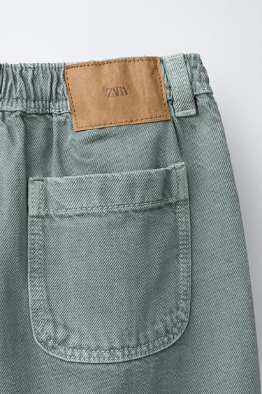 Zara 垮褲 - 淡綠色