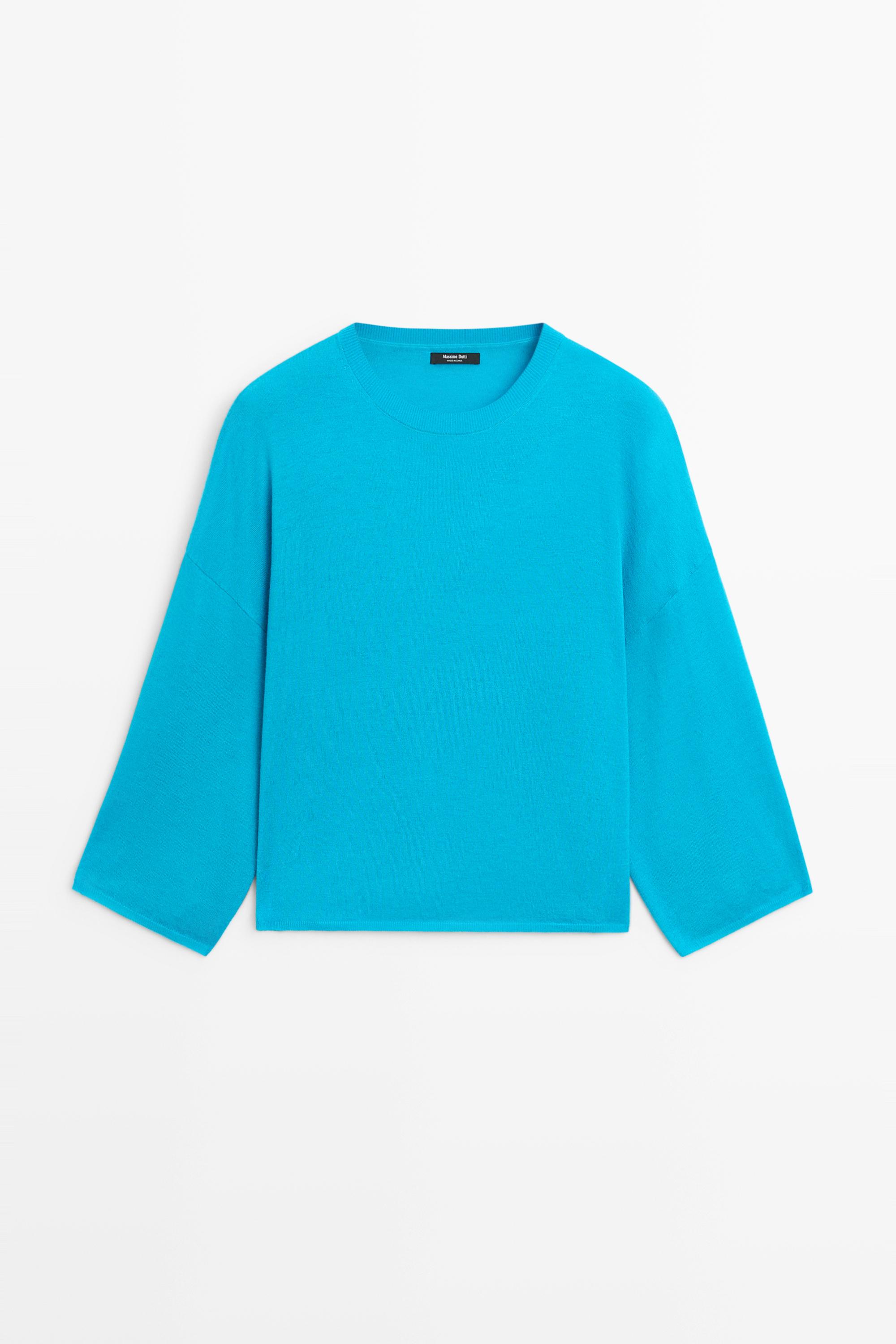 Pull en maille à col rond