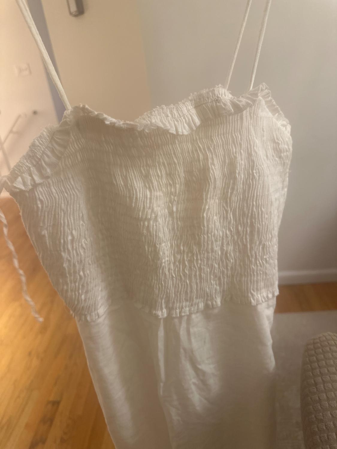 VESTIDO MIDI CON LINO - Image 4