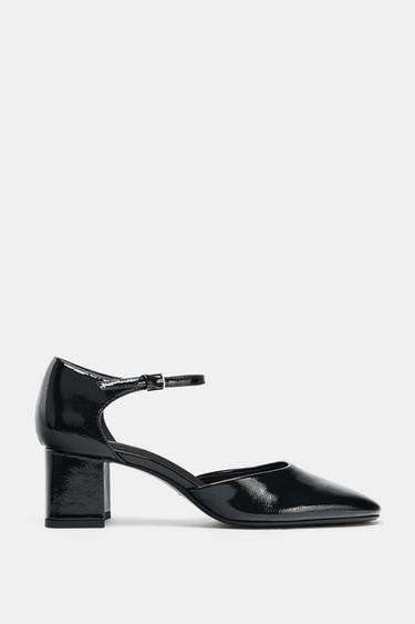 FAUX-PATENT MARY JANE SHOES - Black by Zara - Image 0