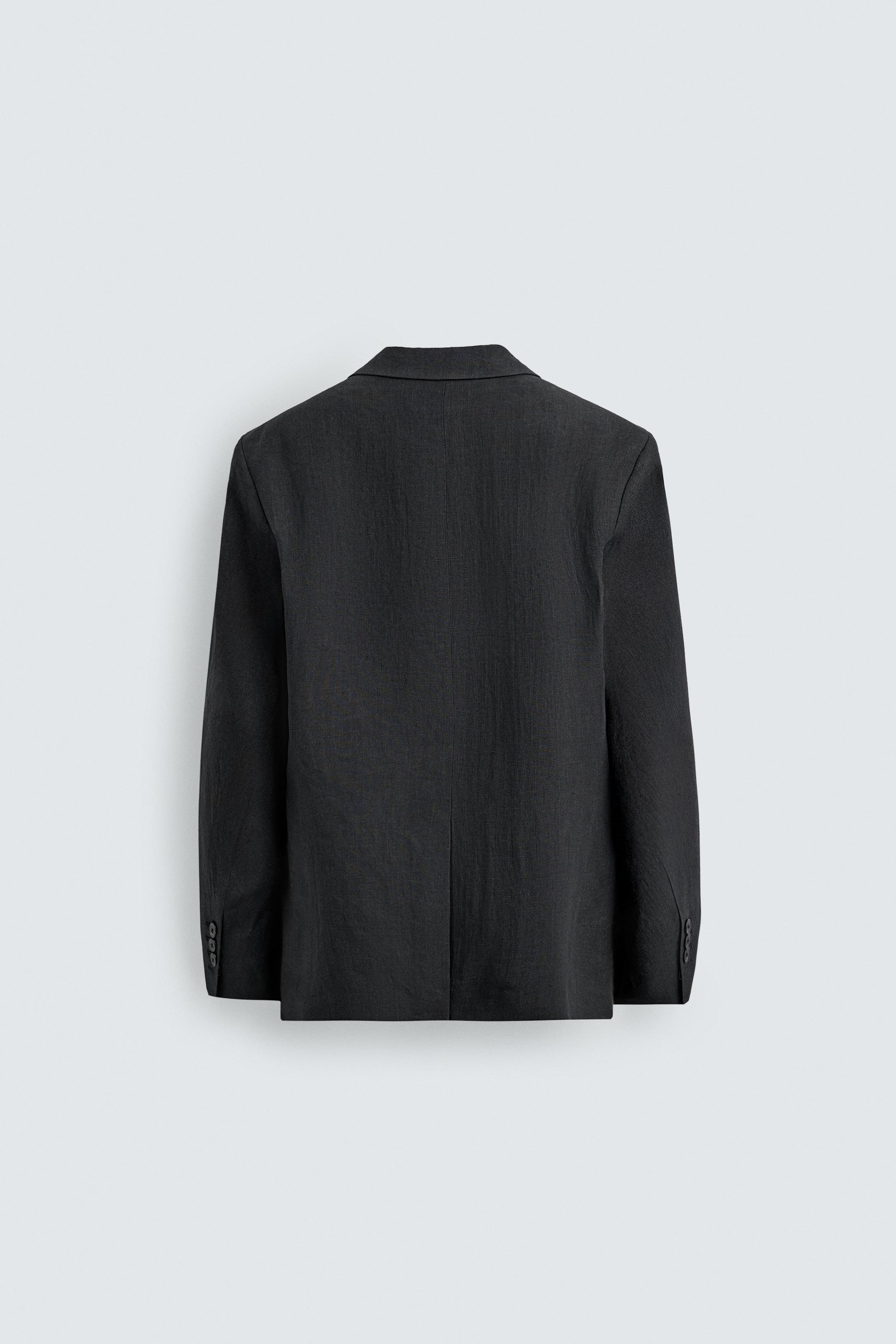 REGULAR FIT 100% LINEN SUIT BLAZER