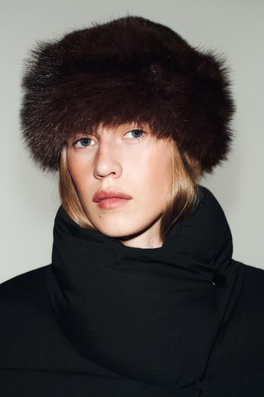 ANORAK LONG COL ENVELOPPANT DÉPERLANT COUPE-VENT - Noir de Zara - Image 2