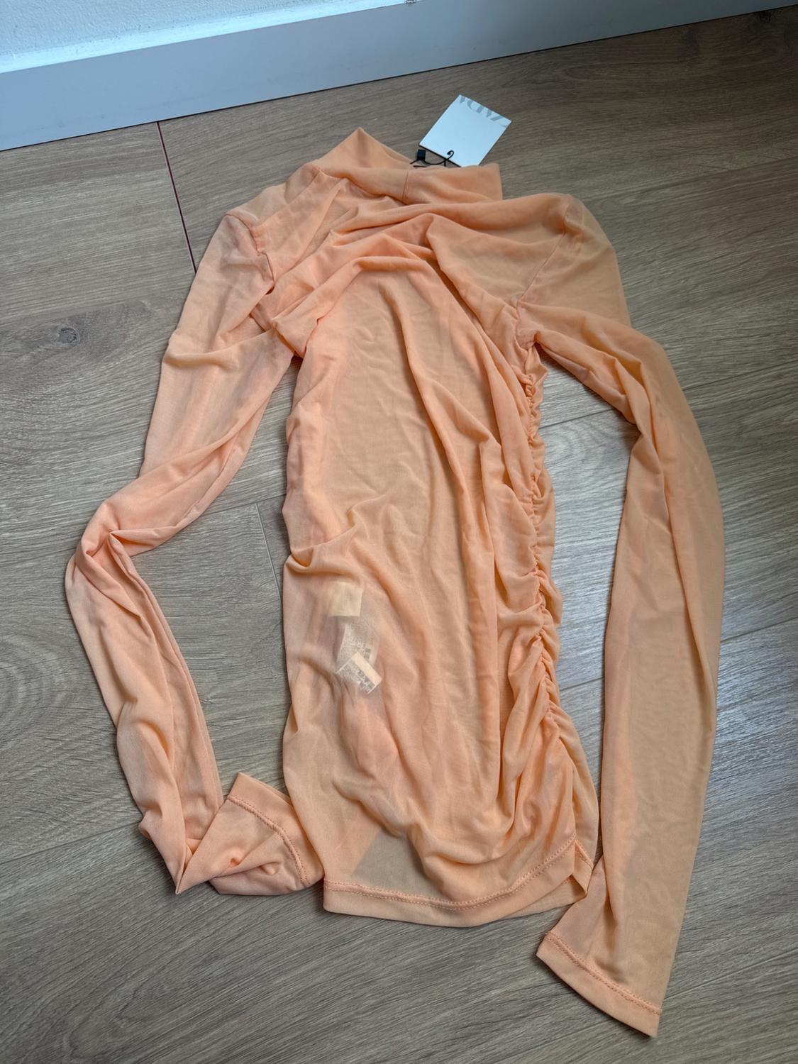 DRAPED TULLE TOP - Image 3
