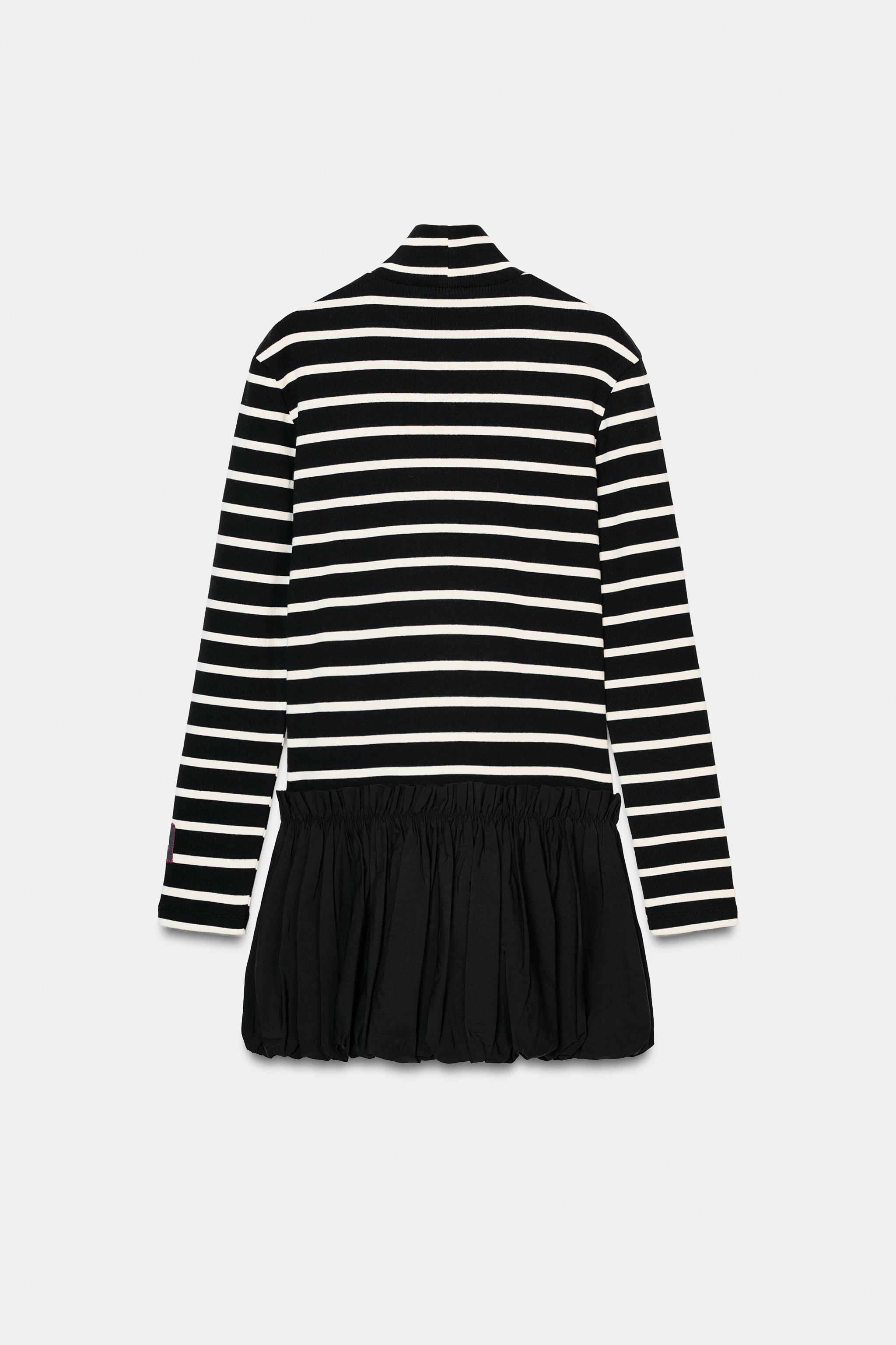 STRIPED COMBINATION DRESS