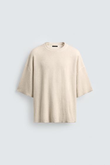 CAMISETA PUNTO ESTAMPADO - Arena de Zara
