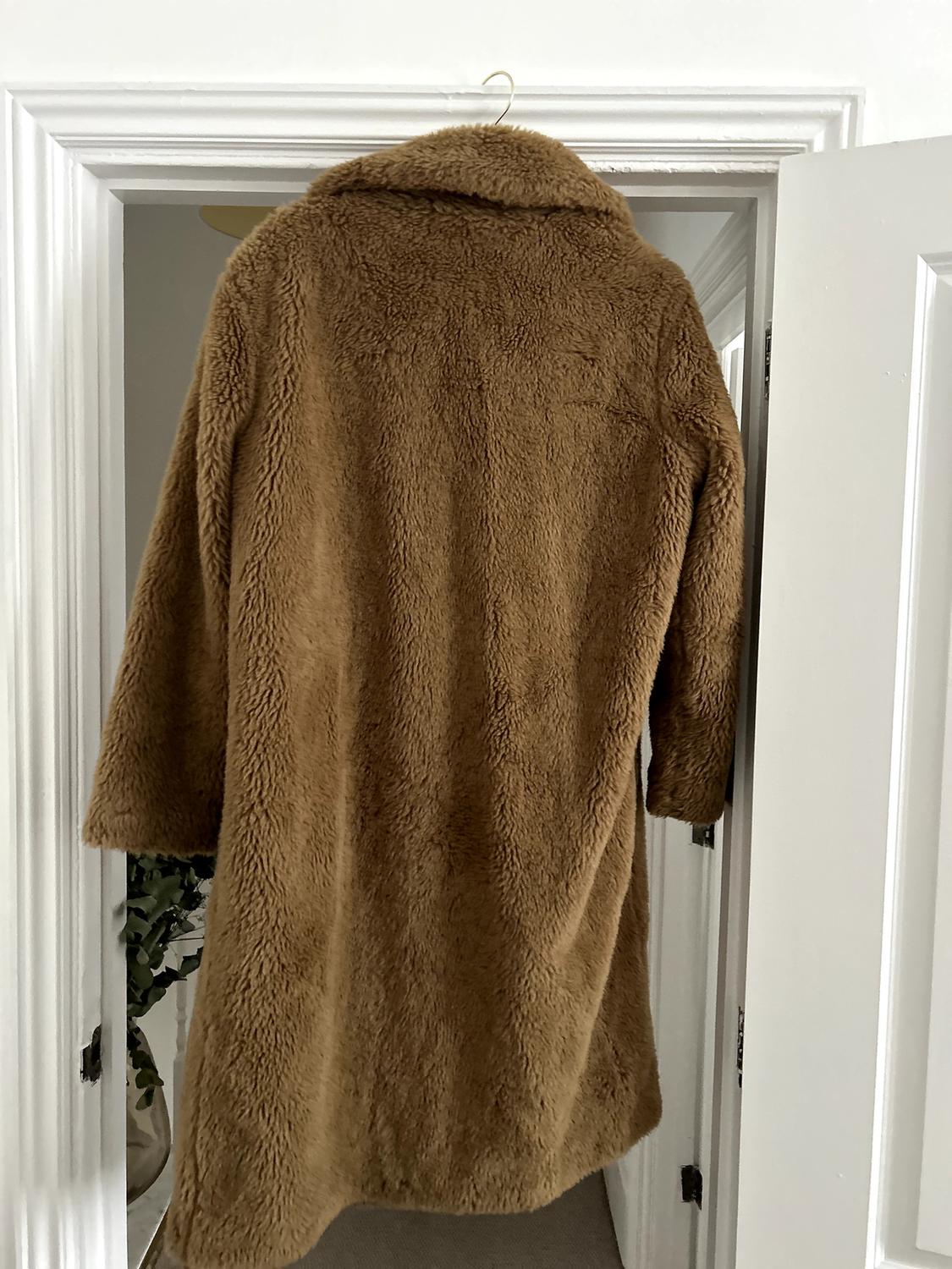 LONG FAUX FUR COAT - Image 3