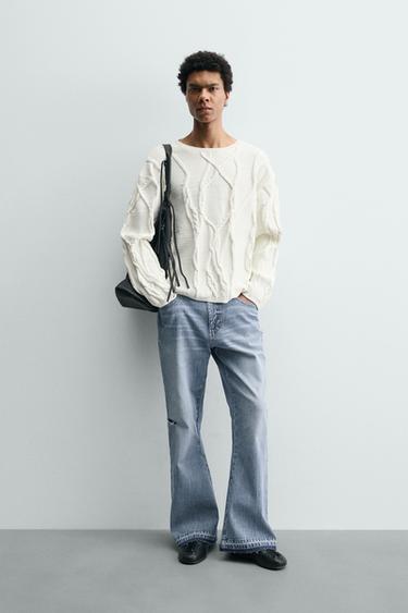 CABLE KNIT JUMPER SAMUEL DE SABOIA X ZARA - Oyster-white by Zara - Image 0