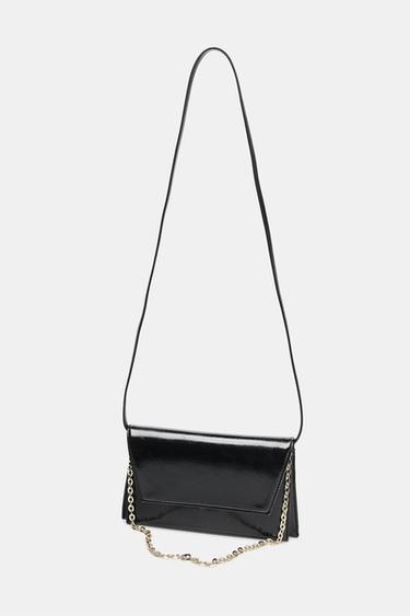 EMBOSSED FLAP BAG - Black by Zara - Image 3