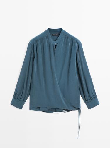 Blouse fluide cache-cœur - 567 de Zara