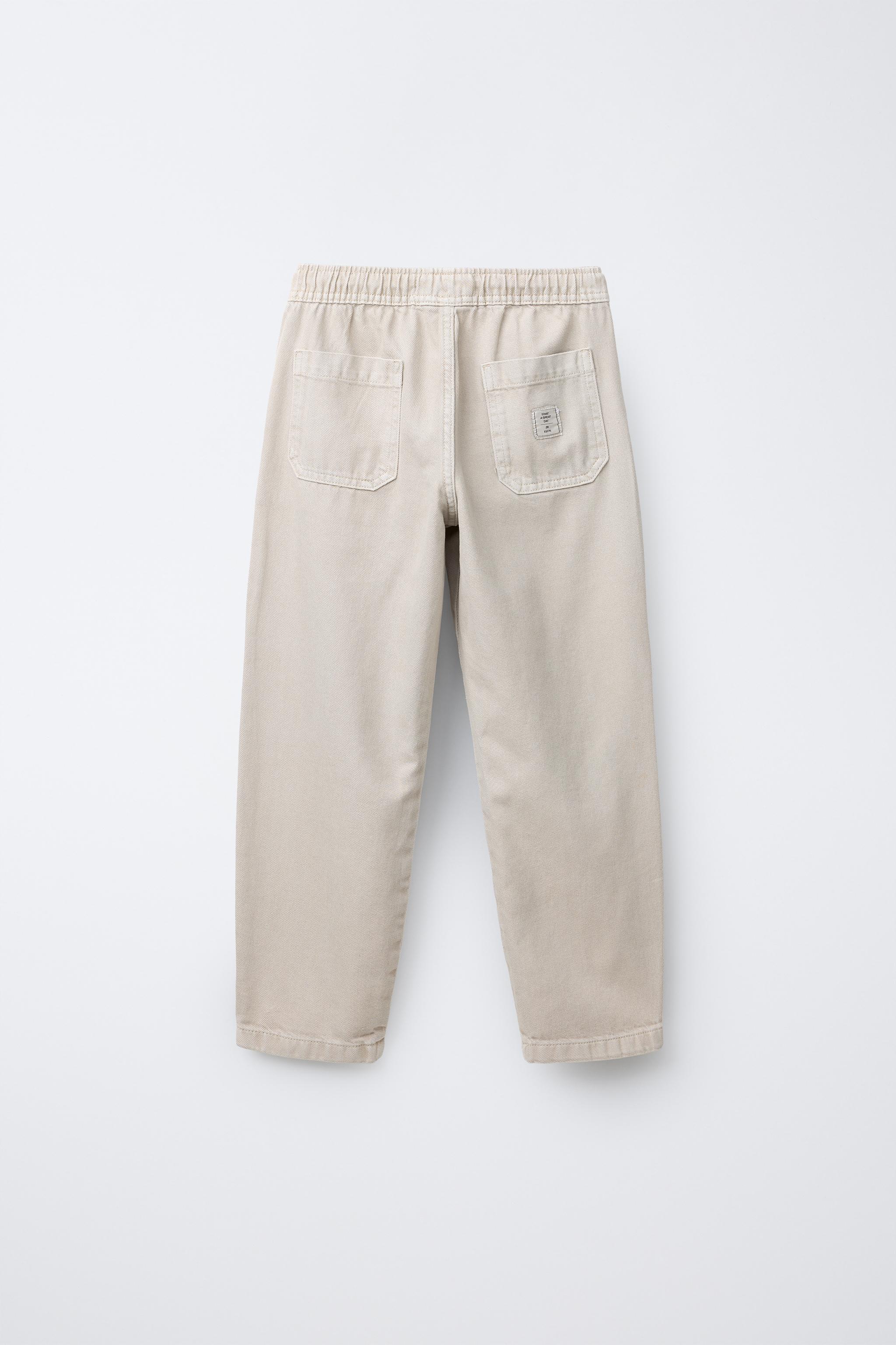 ZARA ルーズフィット ドレープパンツ 0264/195 ZARA】ルーズフィット ドレープパンツ ブラック 0264/195/800