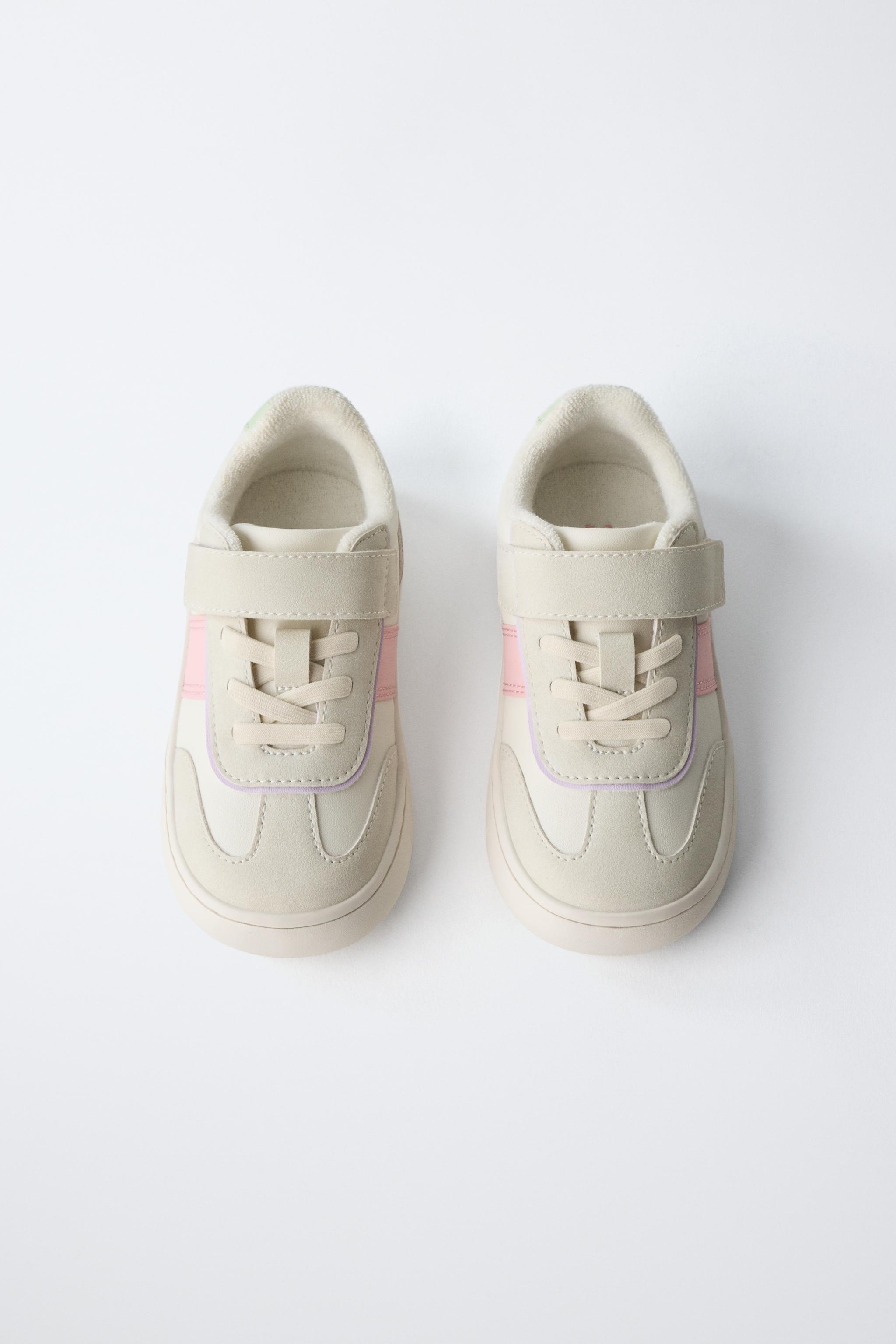 Детские кроссовки Zara CONTRASTING BAREFOOT SNEAKERS — фото 9