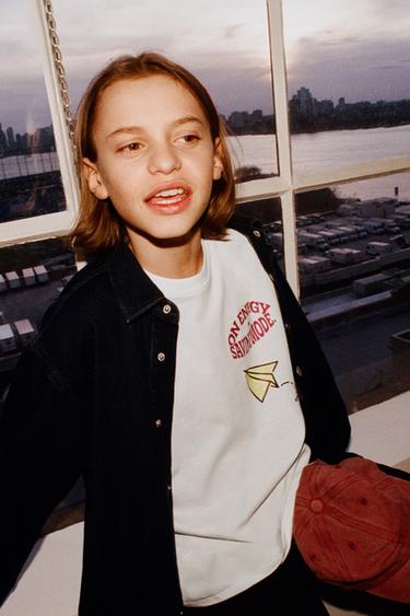 CAMISETA ESTAMPADA SKATE - Blanco de Zara
