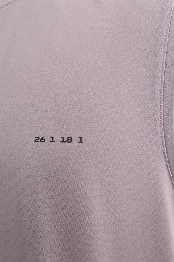 T-SHIRT DÉBARDEUR TECHNIQUE BASIQUE - Rose pâle de Zara - Image 8